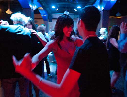Casablanca dancefloor with couple dancing