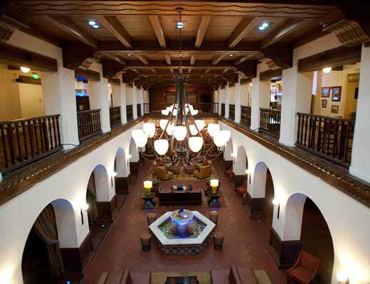 Second Floor view of the Lobby