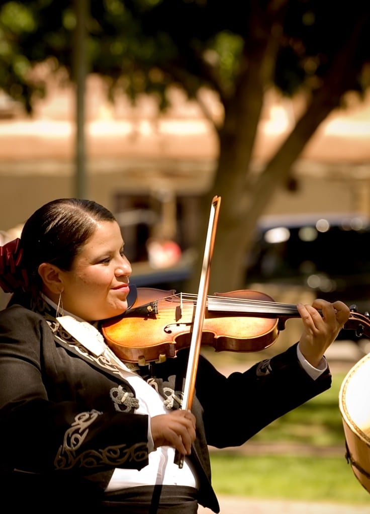mariachi woman playing violin